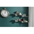 SHELF "WINDING" MET.BIANCO